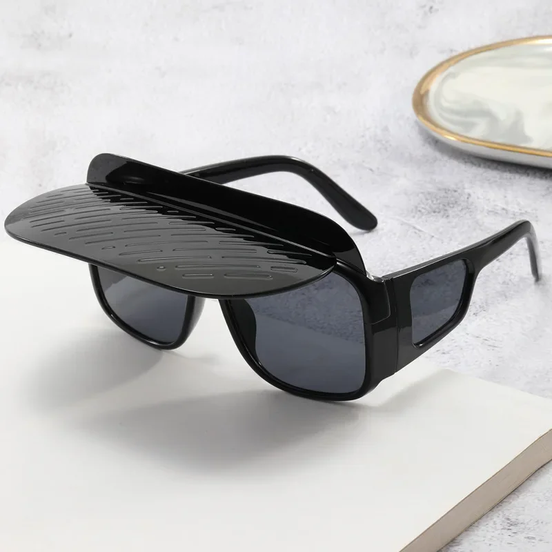 

Polarized Sunglasses Multifunctional Anti Sunburn Sun Glasses with Sun Visor Men Women Outdoor Camping Fishing Shades Eyewear