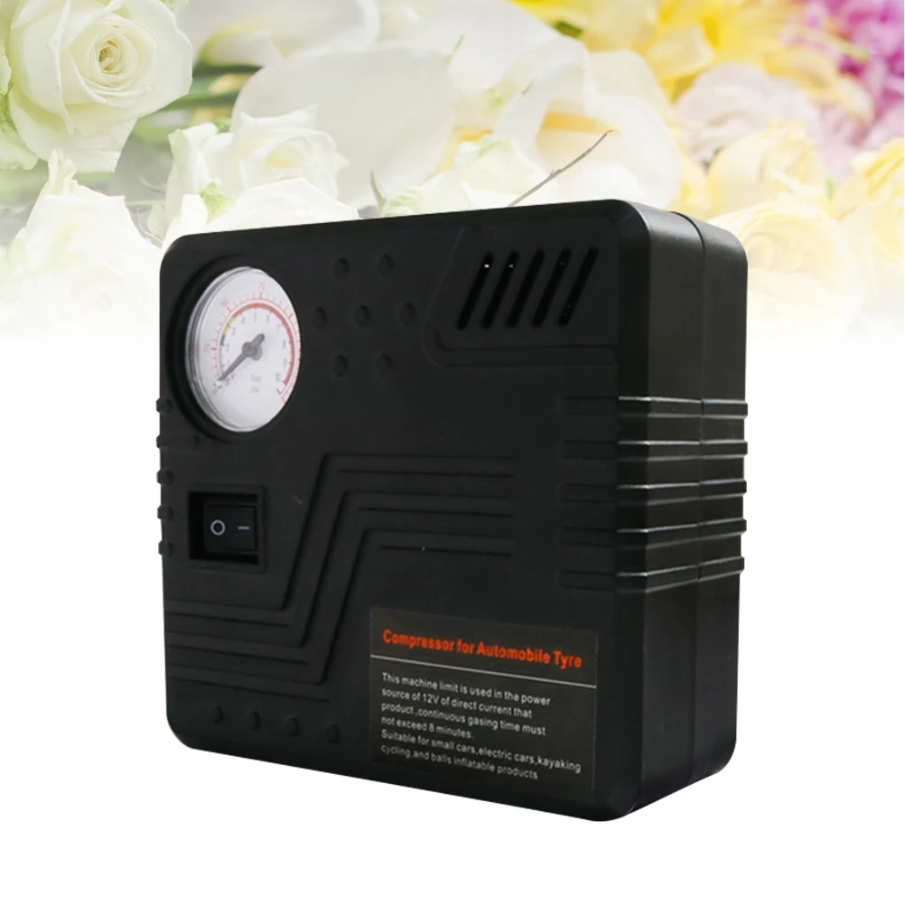 

19 Cylinders Dc 12V 120W Portable Air Compressor Pump Tire Inflator Car Lighter Socket Compact Small Size For Car