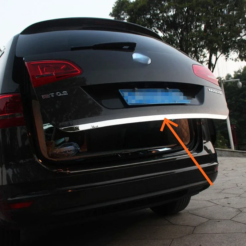 Chromium Styling For VW Sharan Car Trunk Cover Protect Door Exterior Ding Prevention Exterior Parts Chrome Styling Accessories