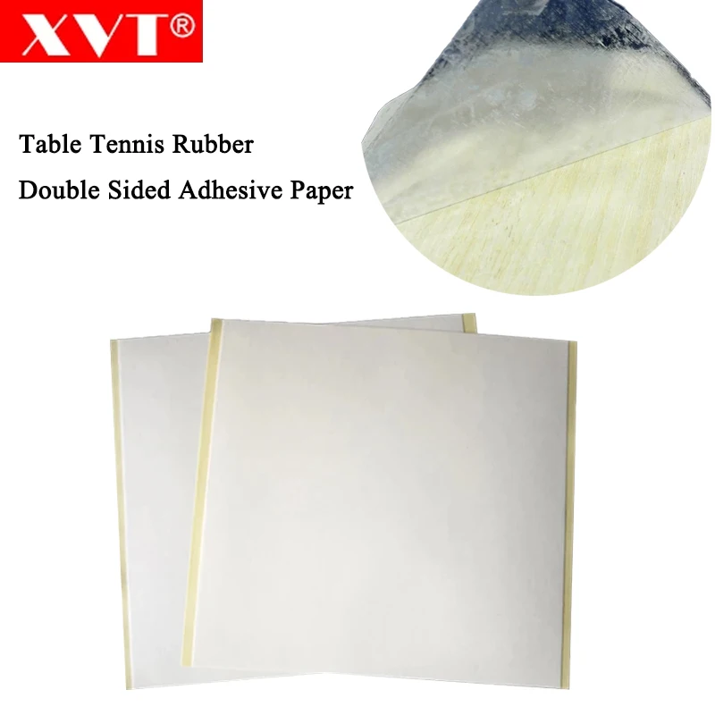 

Клейкая бумага XVT для наклеивания накладок для настольного тенниса, двусторонняя, легко используемая, для ракеток для пинг-понга