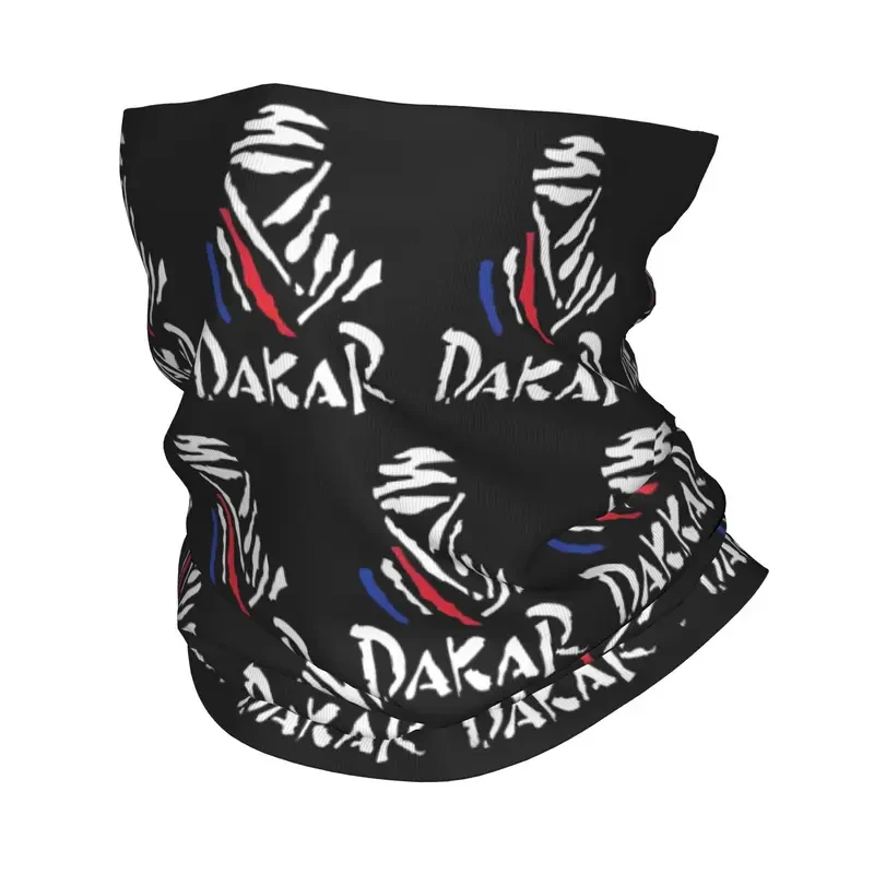 Braga de cuello tipo bandana D-Dakares personalizada para senderismo, camping, para mujer y hombre, bufanda envolvente, calentador de balaclava para eventos de rally todoterreno