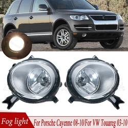 Fog Light For VW Touareg 2003-2010 For Porsche Cayenne 2008-2010 Car Front Bumper Fog Lamp Foglight 95563116601 7L6941700F