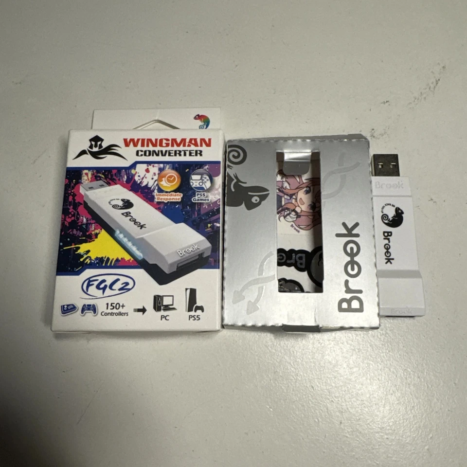 Brook Wingman FGC2 Converter - Arcade Joystick Adapter for PS5 and