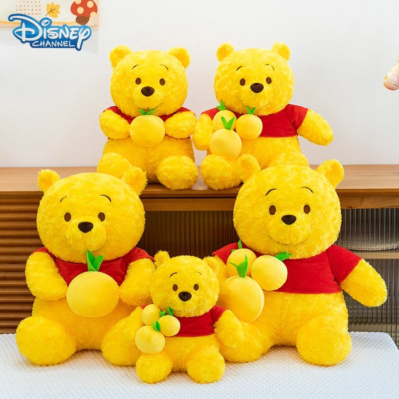 

30/40/50/70CM Disney Pooh Bear Plushies Cartoon Anime Kawaii Comfortable Soft Doll Peluche Cushion Ornament Children Toy Gift