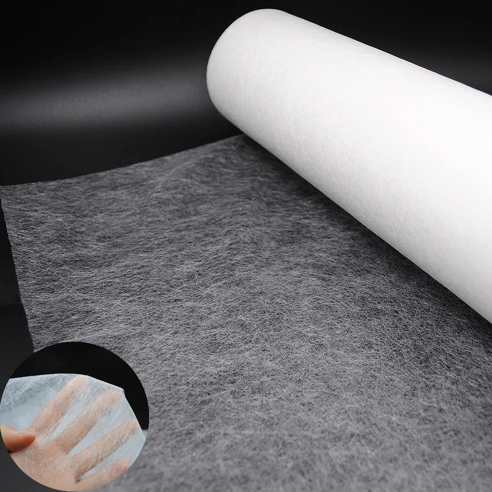 

1 Yard Double-sided Interlining Adhesive Fabric Clothes Ironing Hot Melt Interlining Web DIY Sewing Accessories White Material