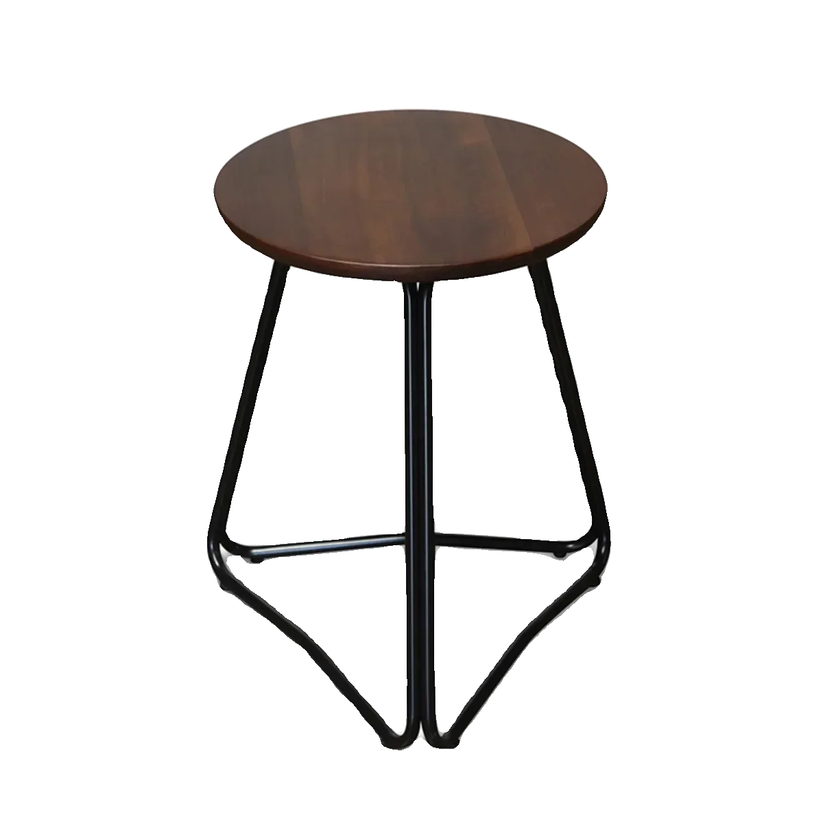 

Ginkgo biloba home Nordic small-sized solid wood leisure wrought iron small round stool home living room dining room balcony