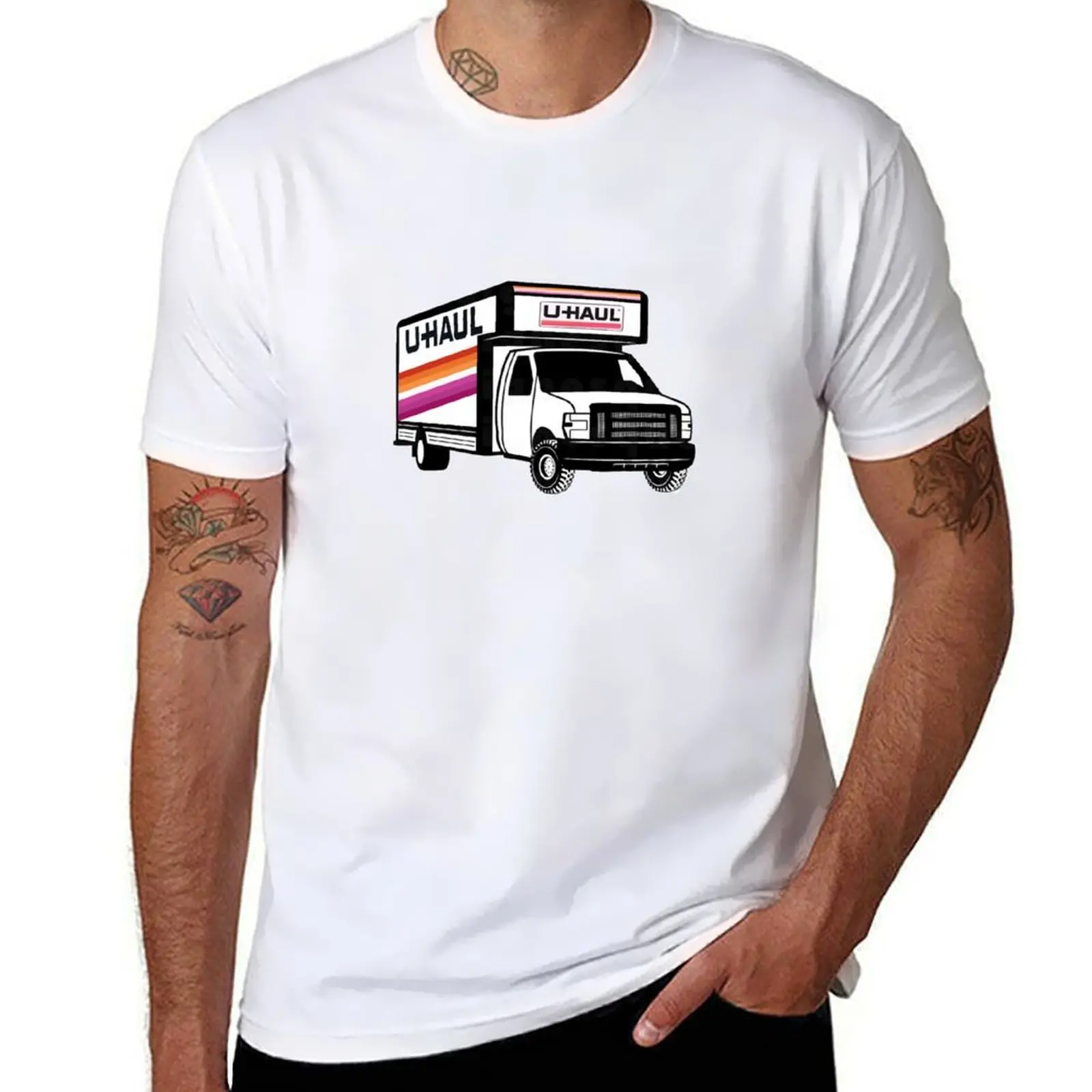 

UHaul Lesbian Truck T-Shirt man t shirt luxury cotton t shirt pack T-Shirt