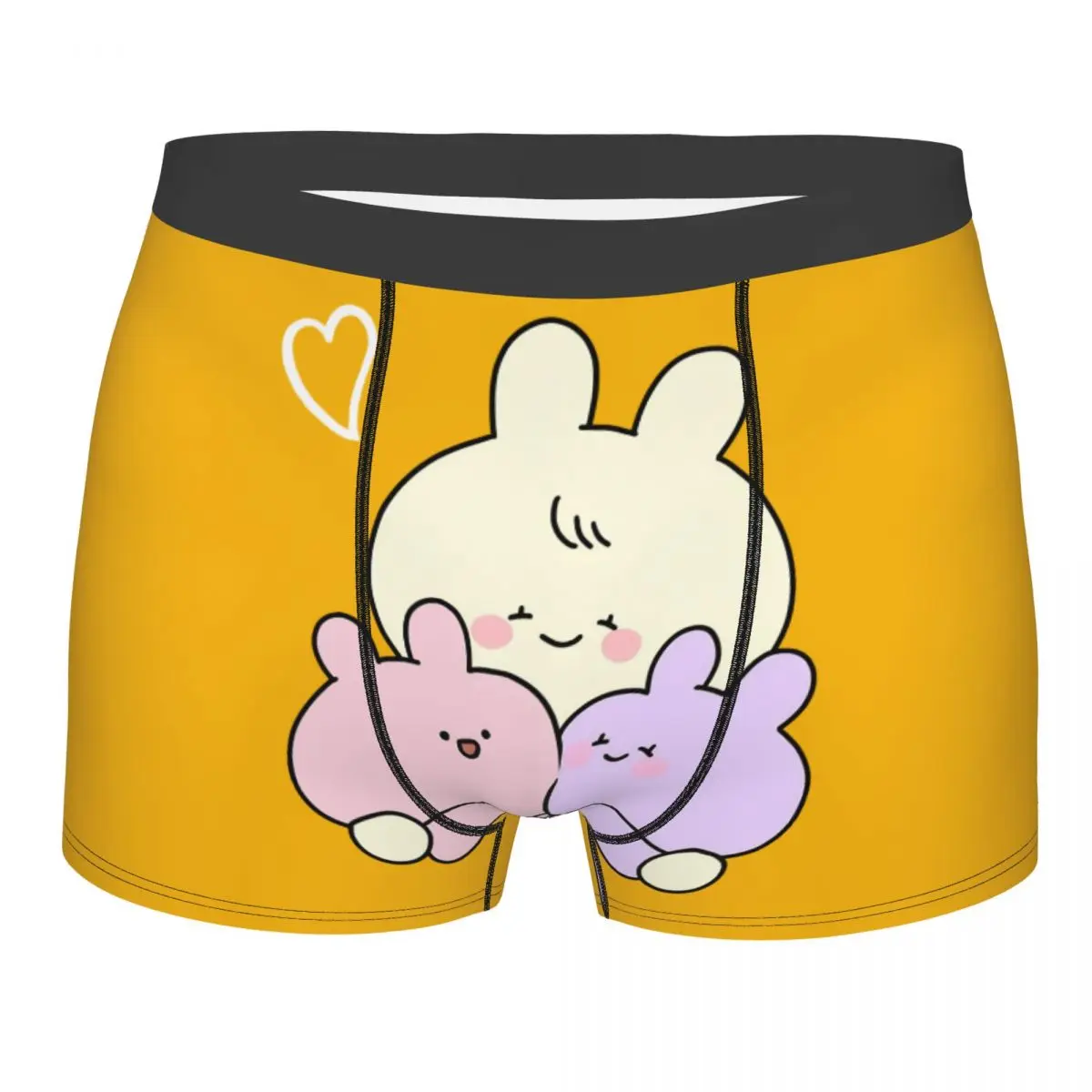 

Asamimichaan Anime Cartoons Asamimi Underwear Men Sexy Printed Custom Boxer Shorts Panties