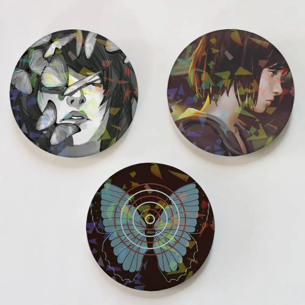 Game Life Is Strange Round Exquisite Laser Badge Brooches Creative Pins For Clothes Hat Backpack Gift Accessories