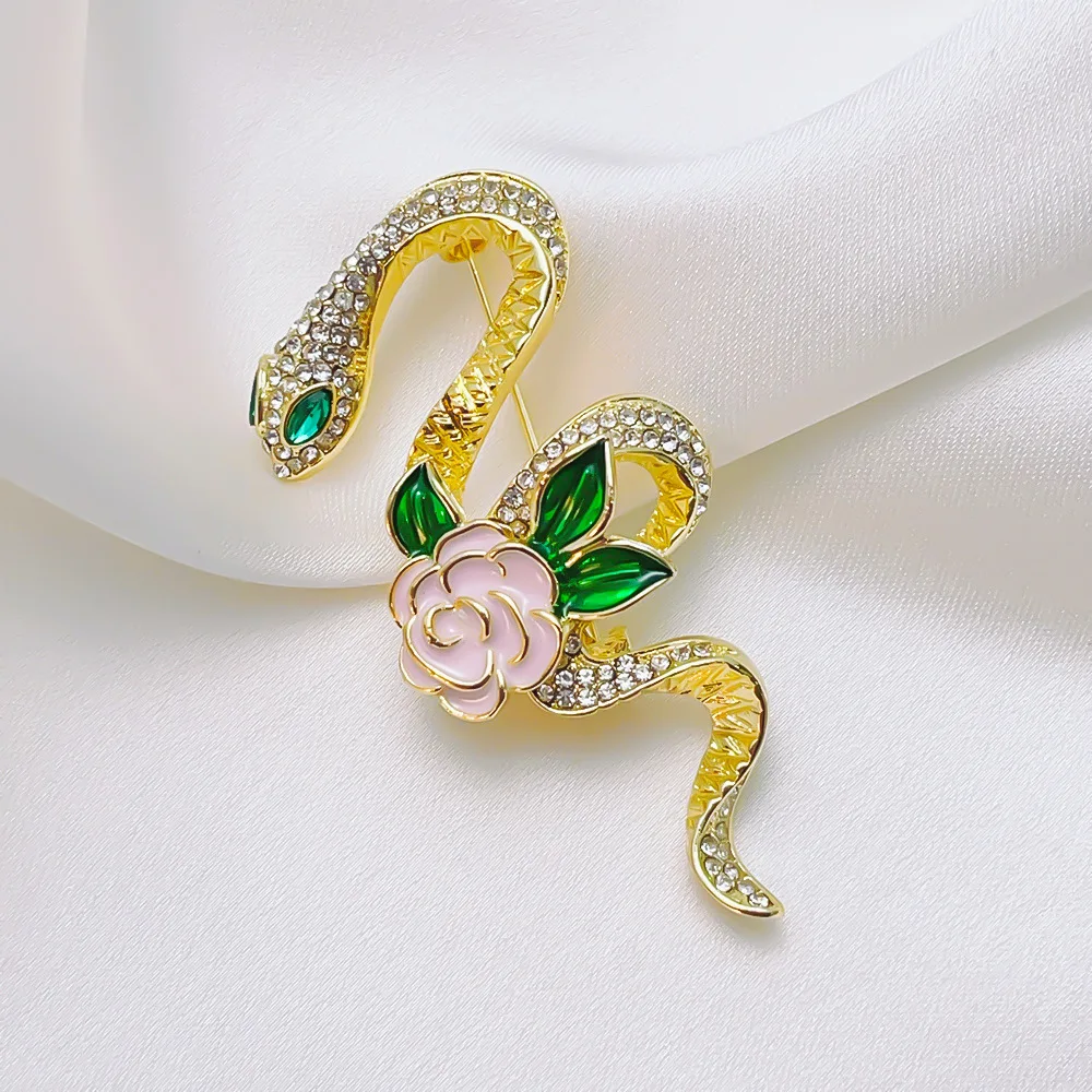 

Baroque Luxury Small Snake Design Brooch for Men and Women，Jewelry & Accessories，Wedding Holiday Party Favors Couple Pins