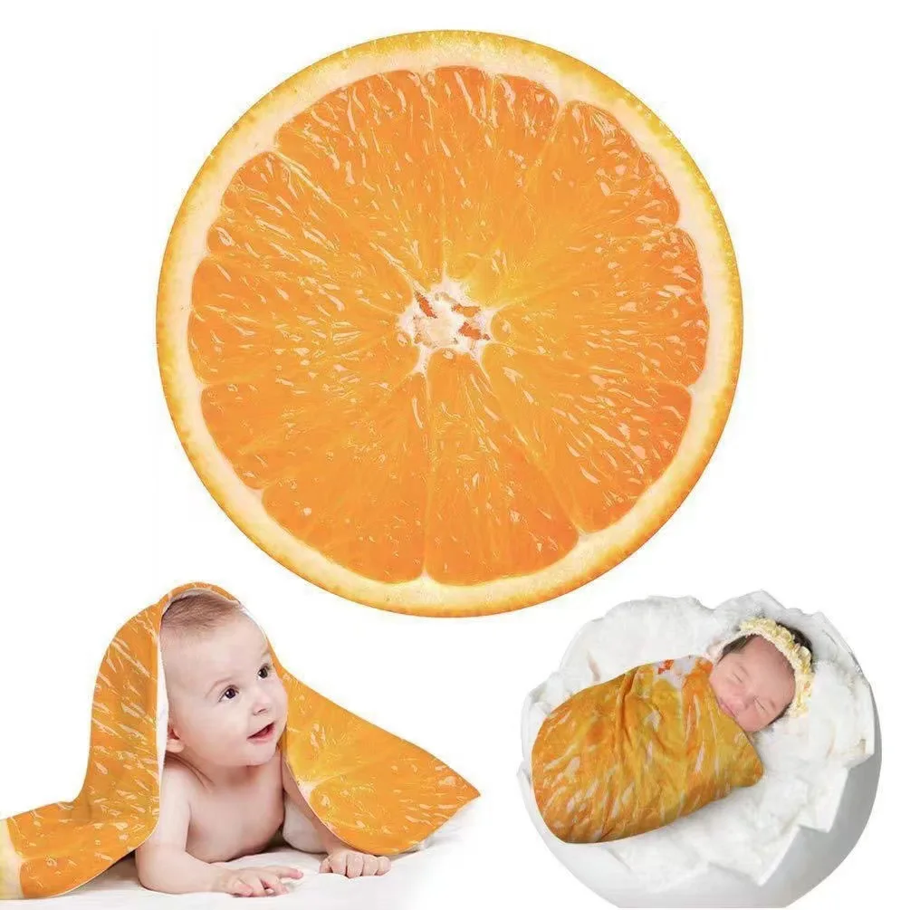 Simulated Fruit and Egg Blankets Funny GiftsCute Wrap Blanket for Baby Soft and Fuzzy Throw Blankets for Christmas T1