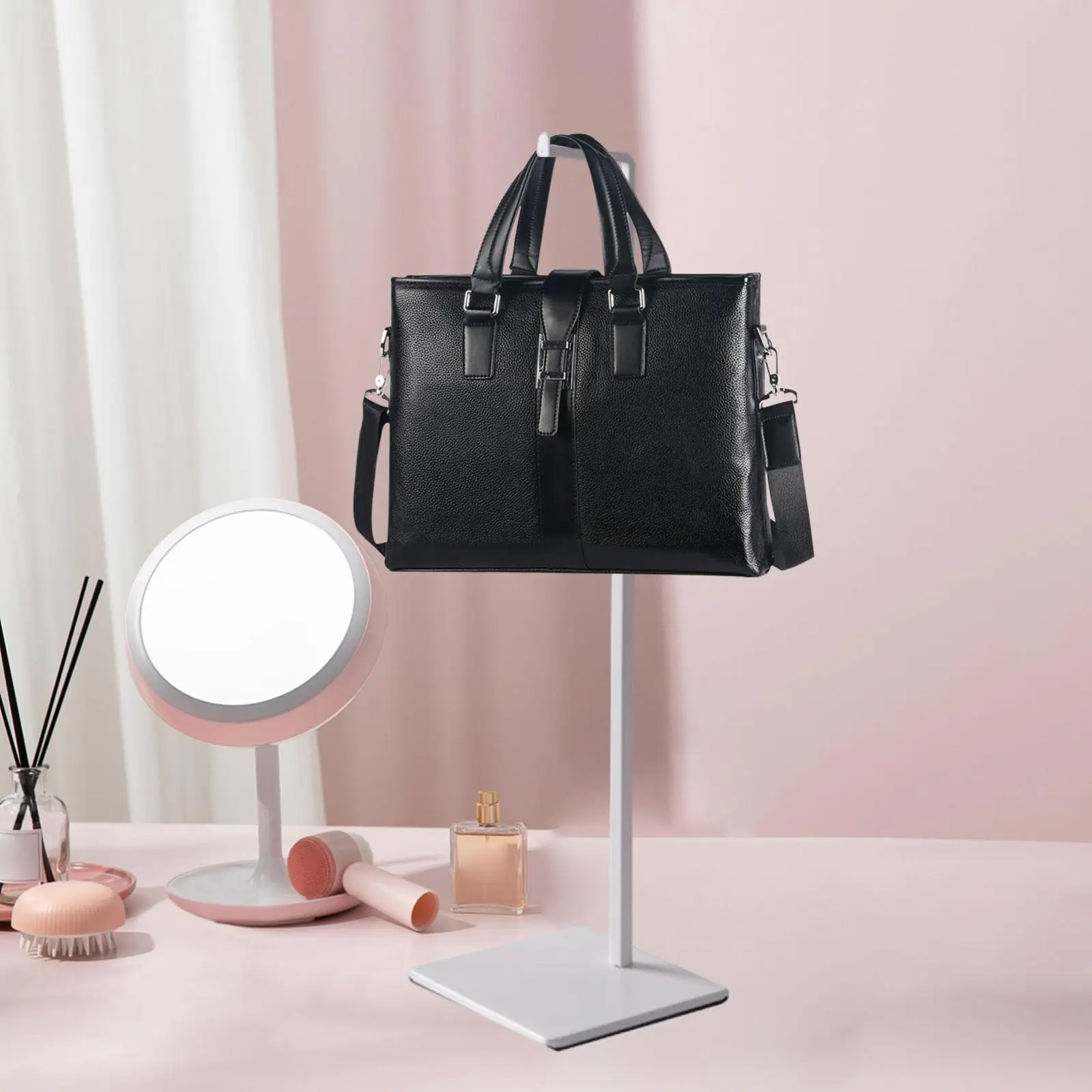 

Handbag Display Stand Stable Organizer Metal Handbag Rack for Home Shop Counters