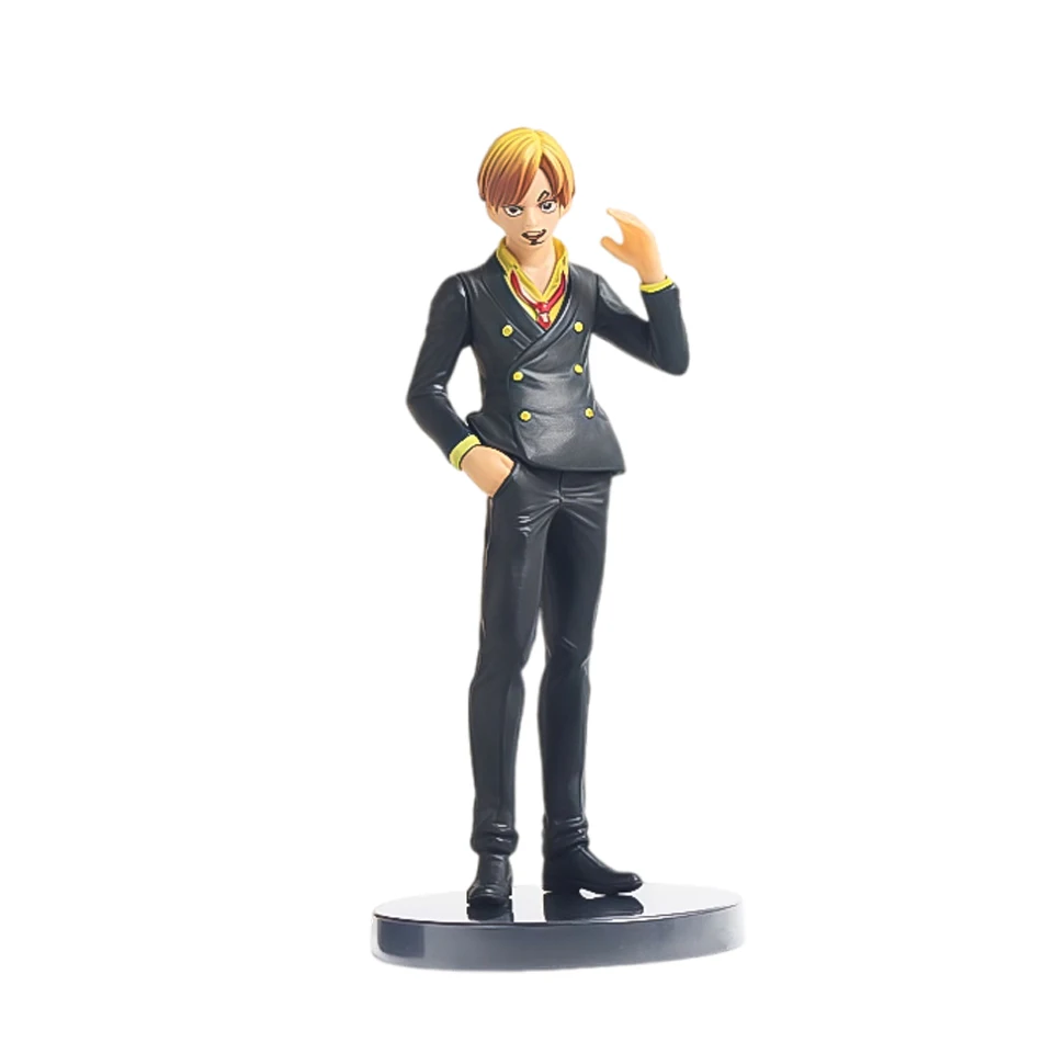 6 Stück Anime One Piece Figuren Luffy Ace Solon Mei Sanji Action-Modelle PVC Desktop-Statue Ornament Sammlung Desktop-Spielzeug Geschenke – Detail 13