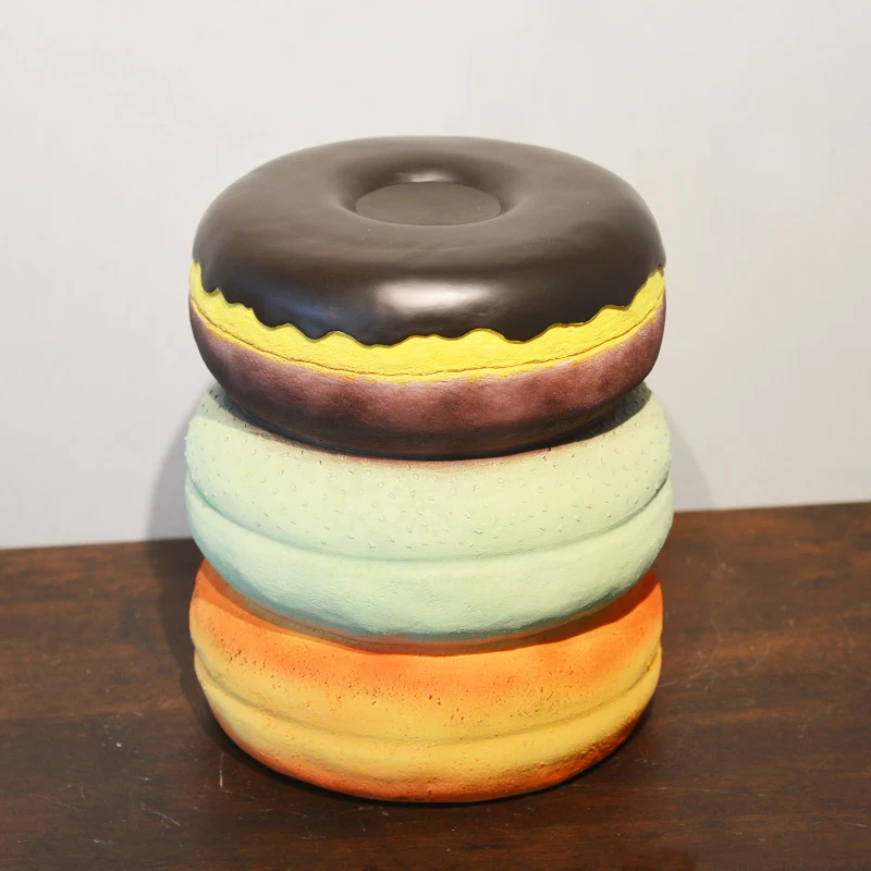 معكرون الكعك همبرغر البراز كرسي غرفة الأطفال متجر الملابس مول الزينة الحلي التصوير الدعائم #2