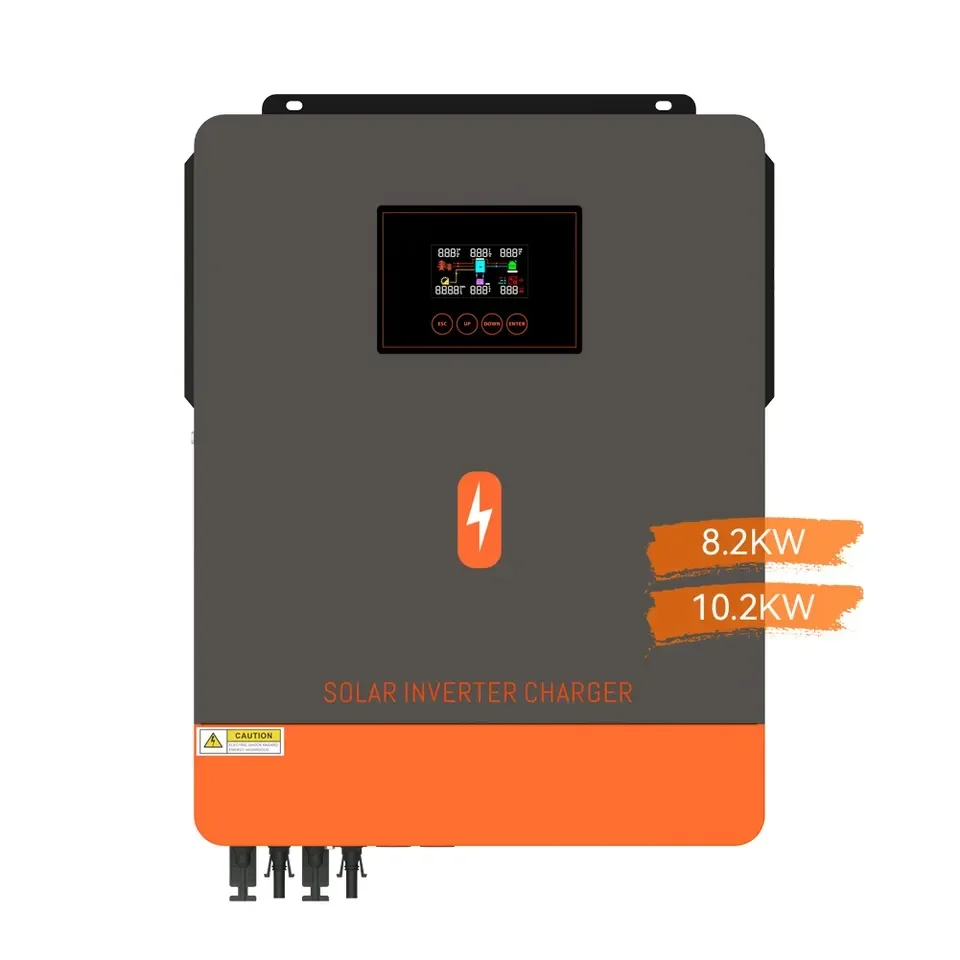 8.2KW 10.2KW 48V Dual Output Built-in 160A 180A MPPT Solar Charge On/Off Grid Solar Inverter