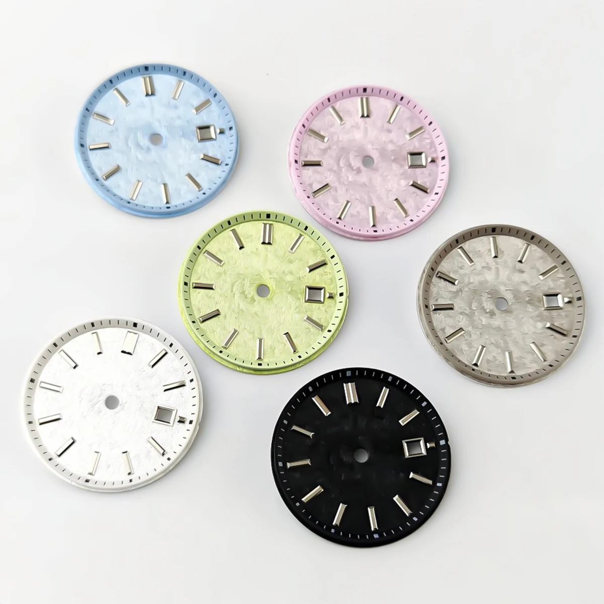 23mm NH05/NH06 Women's Watch Dial No logo Stereo Bar Index For Seiko Grand Heritage Automatic Movement Lady Case Mod Parts - view 6