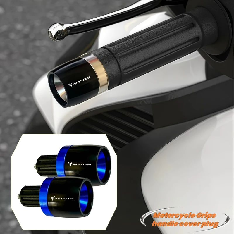 

For Yamaha MT09 MT-09 FZ09 2015-2019 2020 Motorcycle Handle Bar Cap End Plugs Handlebar Grips Ends metal handle cover plug