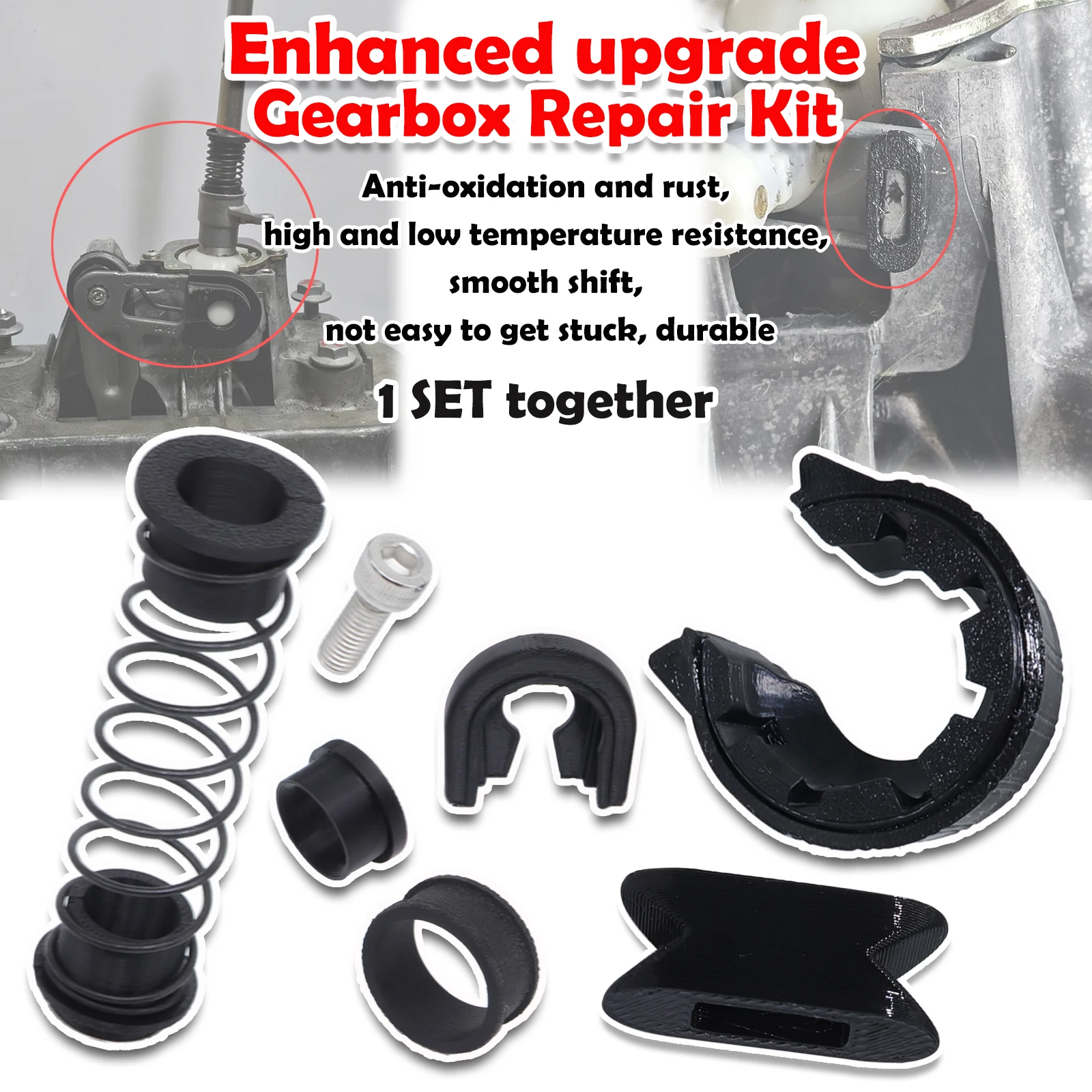 Enhanced upgrade Gearbox Repair Kit For VW Golf Bora Jetta MK4 Manual Trans Shifter Gear Lever Spring Bearing Shifter Bearing