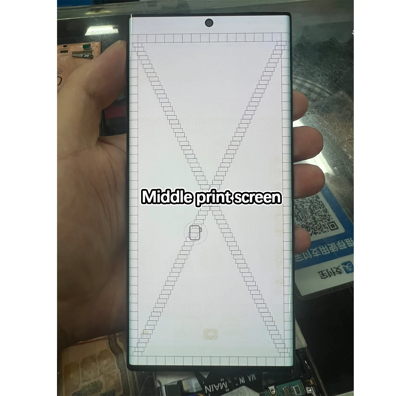 Schaduwvlekken met defecten voor S23u S918E S918B Display Touchscreen Digitizer AMOLED Kwaliteit voor Samsung S23 Ultra LCD Vervanging