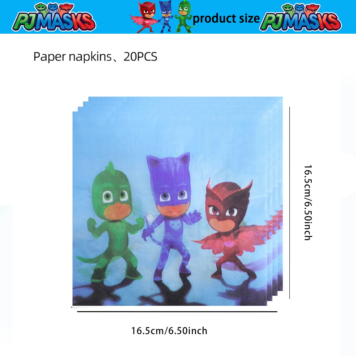 PJ masks születésnapi decoratie PJ masks beállítása Eldobható Edények és evőeszközök Abrosz Autórendszám Átvágás Ballon Baba zuhany gyerekeknek fiúk Avatás Anyagellátás