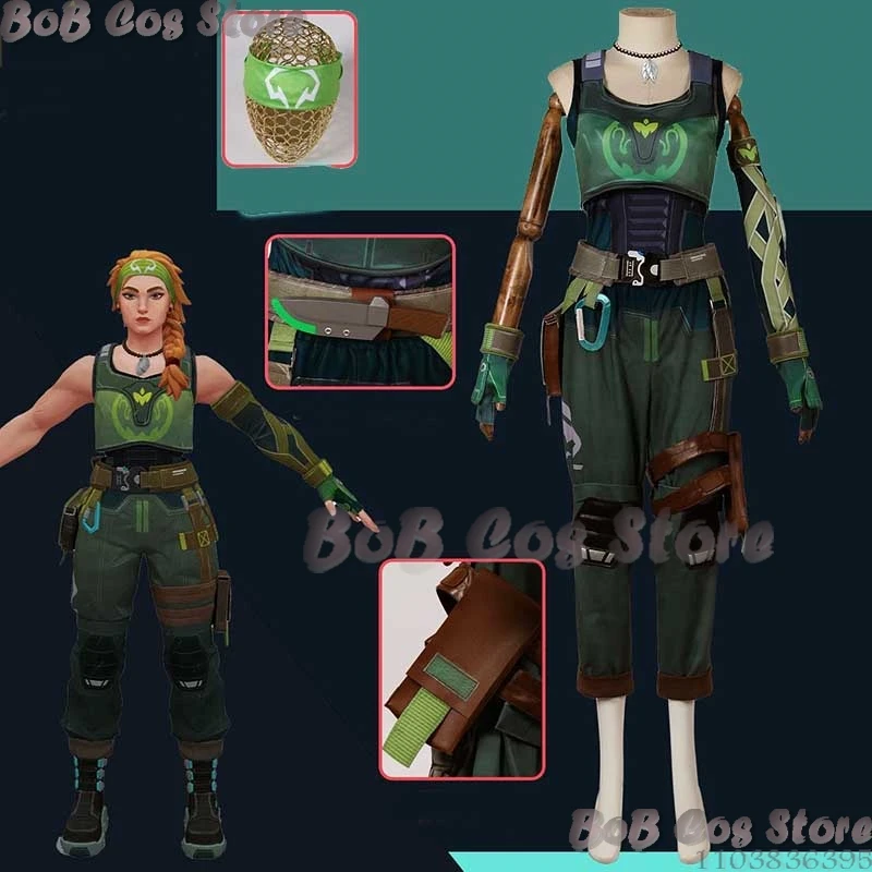 Spiel Valor ant Skye Cosplay Kostüm Kirra Pflege anzüge Outfit Männer Frauen Rollenspiel Kampf Uniformen Top Hosen Halloween Party Look