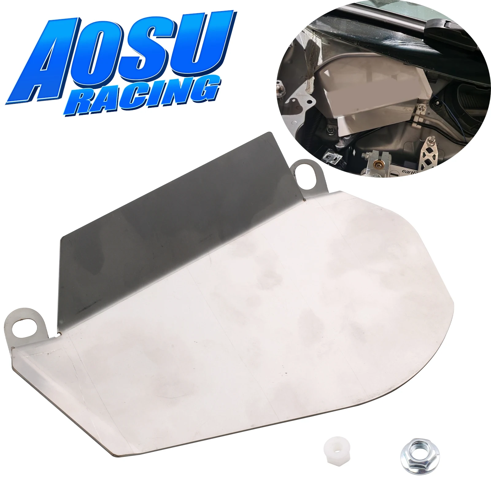 

Капот двигателя, дефлектор воды, брызговик, нержавеющая сталь для 2009+ Nissan R35 GTR