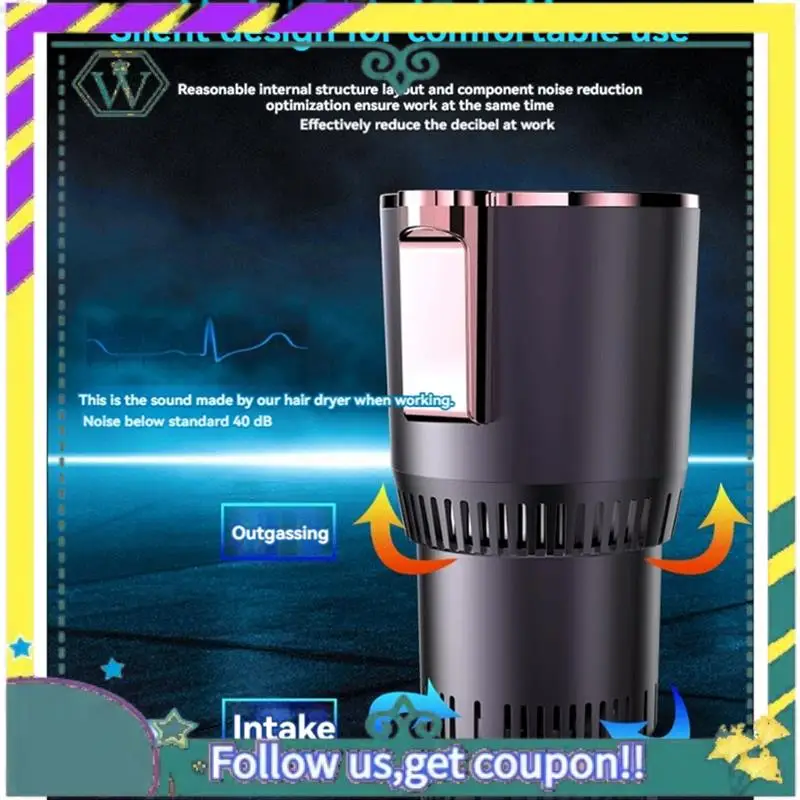 

Модернизированная умная автомобильная грелка и охладитель чашек 2 в 1, автоматическая кружка с функциями охлаждения и нагрева, изоляционный охладитель для напитков для стаканов