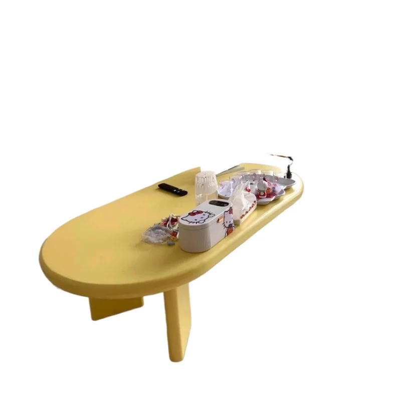 

Cream wind solid wood color coffee table