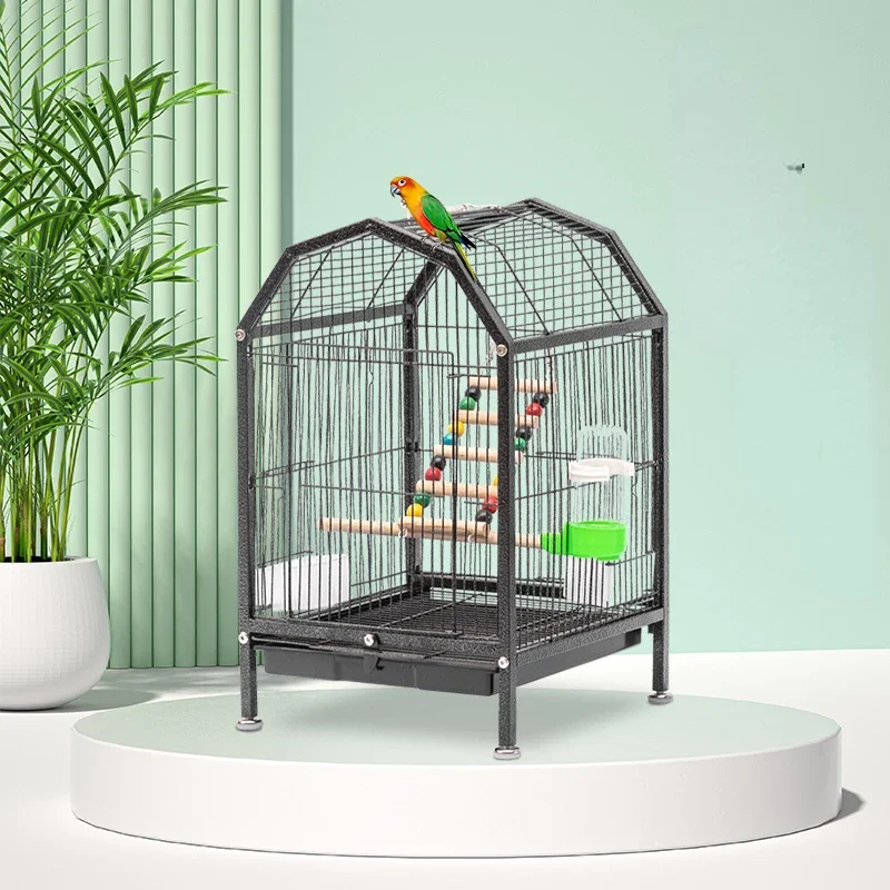 

Portable Quail Bird Cages Parrot Stand Canari Breeding Budgie Bird Cages Outdoor Pigeon Cage Pour Oiseaux Pet Products YY50BC