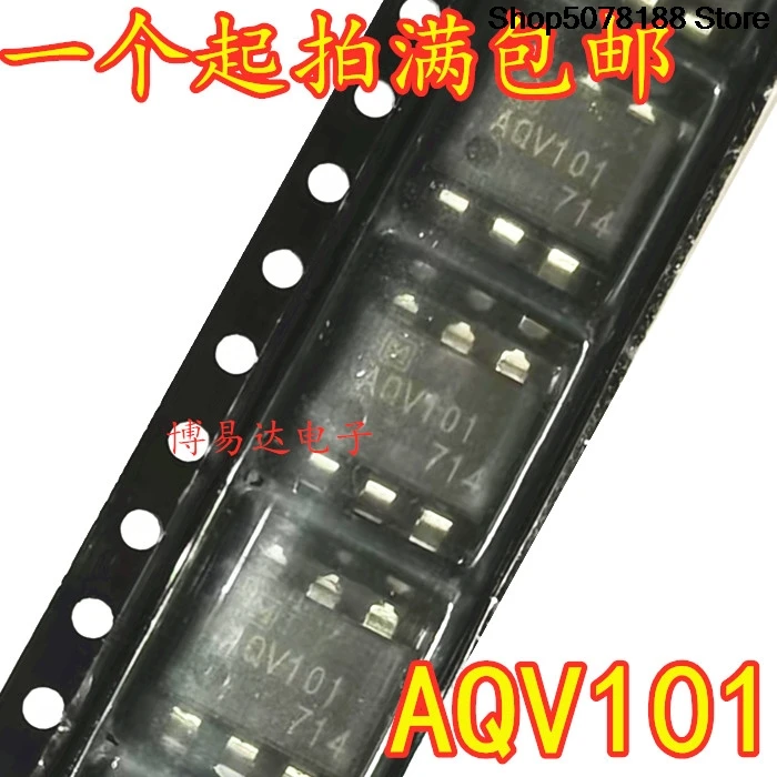 5 pieces Original AQV101 optocoupler AQV101A SOP-6