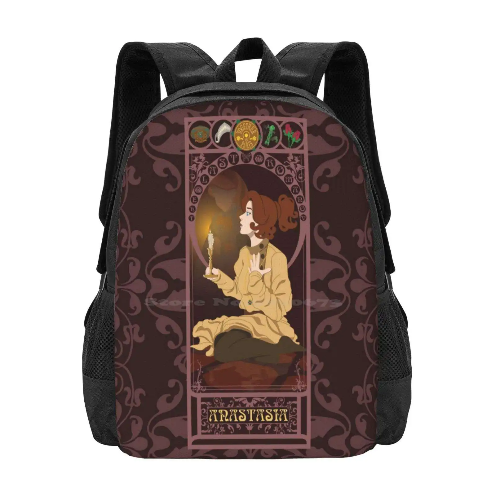 Anastasia Nouveau - Anastasia Backpack For Student School Laptop Travel Bag Anastasia Nouveau Movies Cartoon Romanov Princess