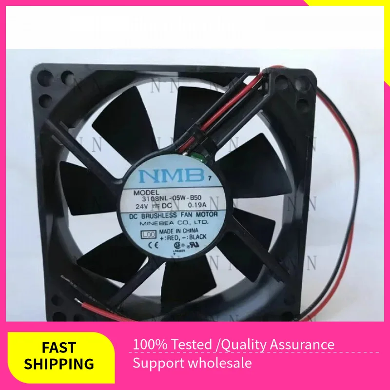 

QGG NEW for NMB 8020 3108NL-05W-B50 DC24V 0.19A 8CM Inverter cooling fan