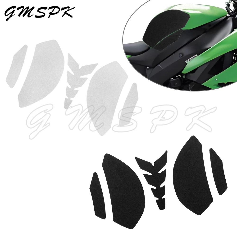 

Fit for KAWASAKI ZX 6R ZX6R 2009-2016 ZX 636 2012-2020 Motorcycle Gas Fuel Tank Pad Frosted Decals Tank Protector Stickers Kits