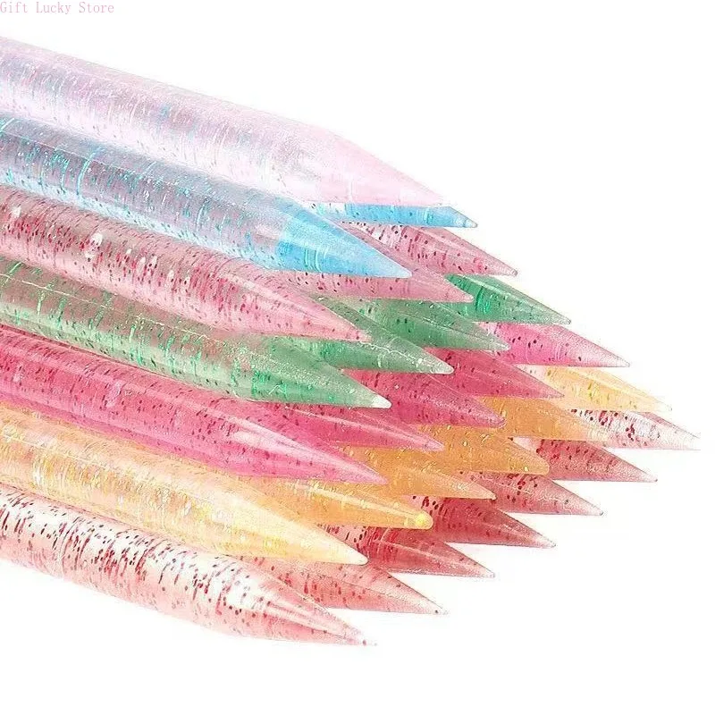 20/50/100 Pz/lotto Cristallo Nail Stick Doppio Lato Spingipelle Strumenti di Rimozione Riutilizzabile Bastone Colorato Unghie artistiche Cura Manicure Set