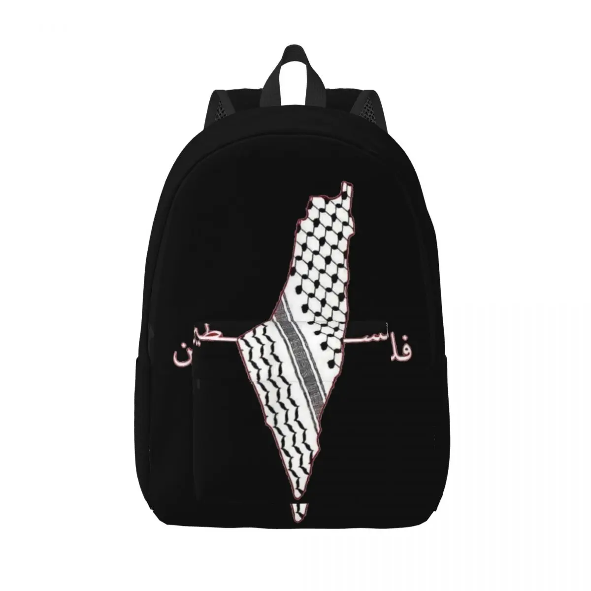 

Keffiyeh Flag Of Palestine Backpack Female Large Backpacks Polyester Streetwear School Bags Workout Designer Rucksack