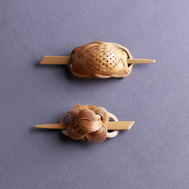 Handmade Bamboo Hairpin Vintage Chinese Style Hair Clip Hanfu Qipao Accessory Traditional Craft Floral Hair Stick Oriental