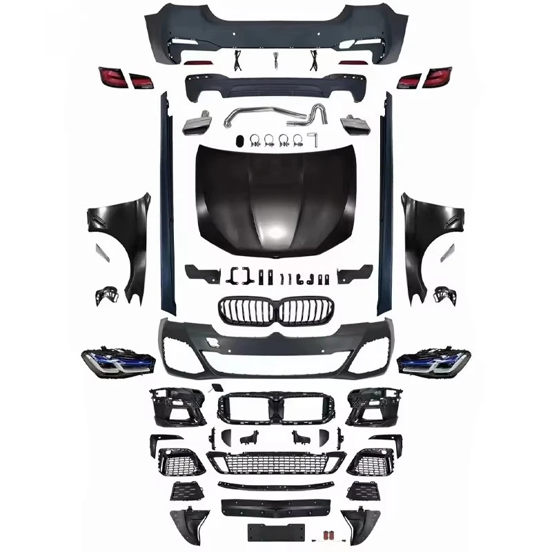 Car Full Set Facelift Rear Front Bumper Bodykit for BMW 5 Series F10 Upgrade to G30 LCI MT Body Kit