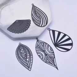 6pcs Brass Jewelry Teardrop Charms DIY Accessories Handmade Supplies Pendant