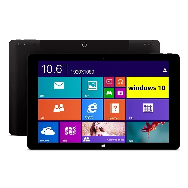 Hot Sales 3G Internet 1920*1080 pixel 64Bit X64 10.6 Inch X16HD 2GB RAM 32GB ROM Windows 10 Tablet PC WIFI Dual Camera Quad Core