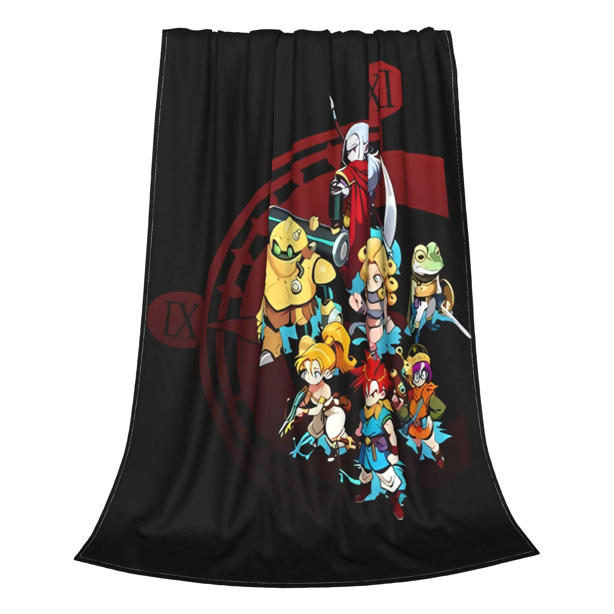 1PC Home Cute Room Decor Tribute Blanket Throw Blanket Chrono Trigger Novelty Warm Blanket All Season
