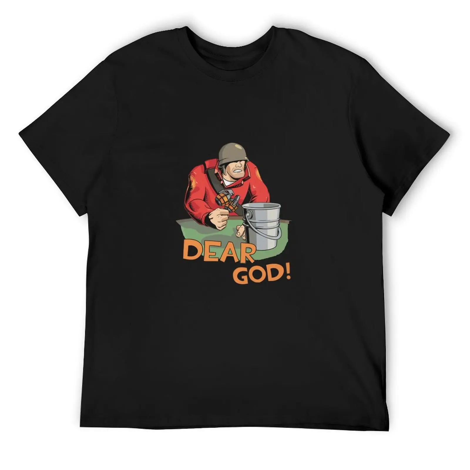 

Футболка Team Fortress 2 Merch This Is A Bucket, одежда больших размеров, милые топы, винтажная футболка с рисунком, мужские футболки с рисунком аниме