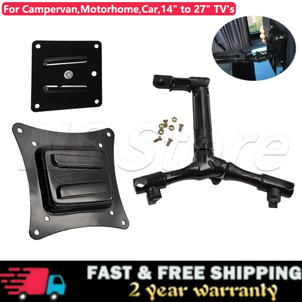 

TV Headrest Mounting Bracket For Campervan,Motorhome,Car,14" to 27" TV's