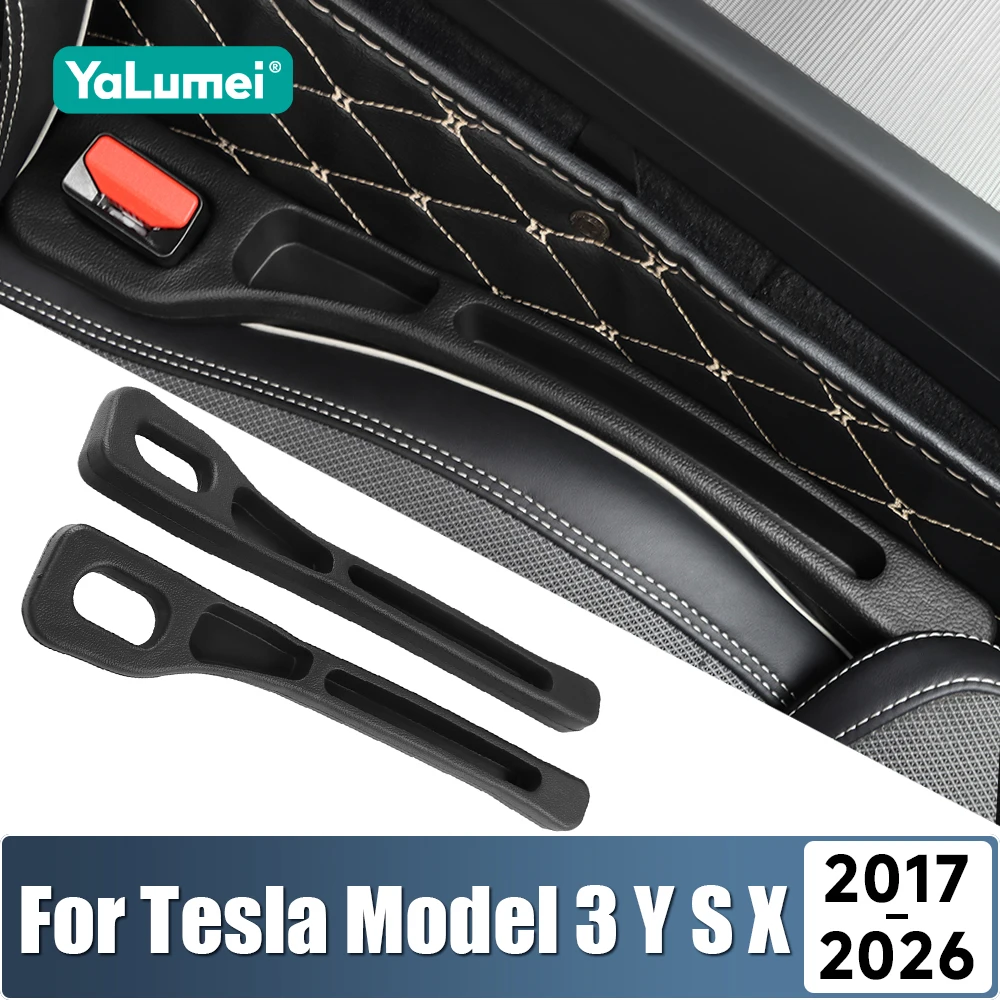 Für Tesla Modell 3 Y S X 2017-2019 2020 2021 2022 2023 2024 2025 2026 auto Sitz Lücke Anti-leck Stopper Streifen Slot Sitz Lücke Organisieren