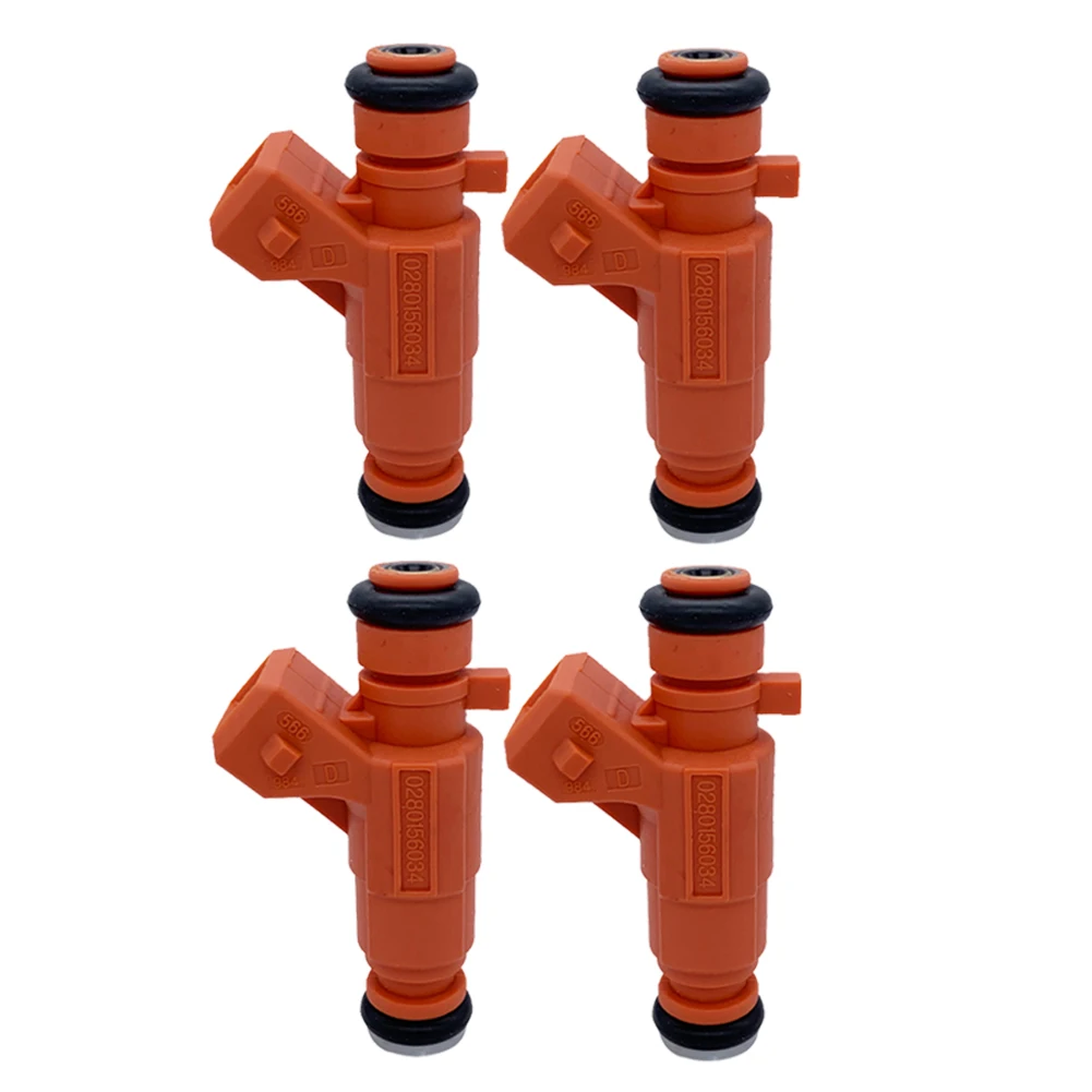 

Practical 4Pcs Car Fuel Injector Nozzle 0280156034 For 206 307 1007 Partner 1.6 16V Citroen C2 C3 Xsara Berlingo 2000-20