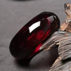 Blood Ber Beeswax Bracelet Women's Burgundy Old Amber Bracelet