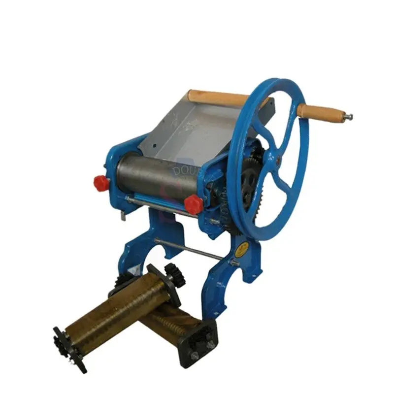 150-4 High Quality Blue Manual Pasta Maker Machine Noodle Cutting Machine Hand Noodle Making Equipment With Two Blade