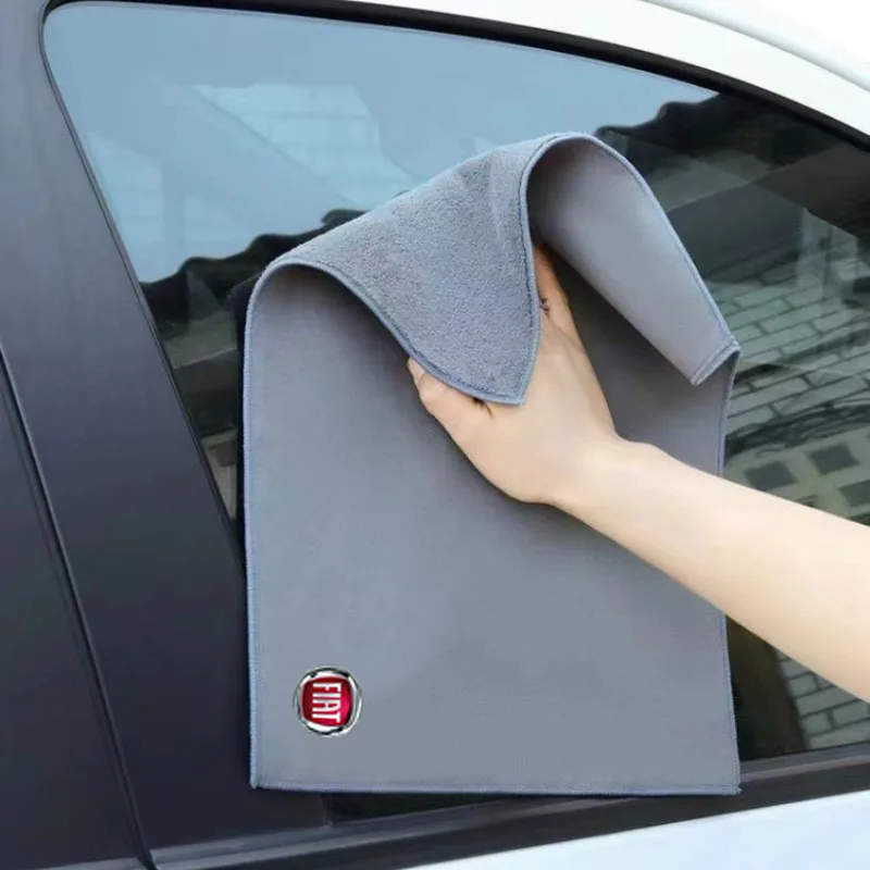 

Car Cleaning Cloth Wash Coral Velvet for FIAT Fleece Car Detailing Microfiber Towel Auto Washing Accessories