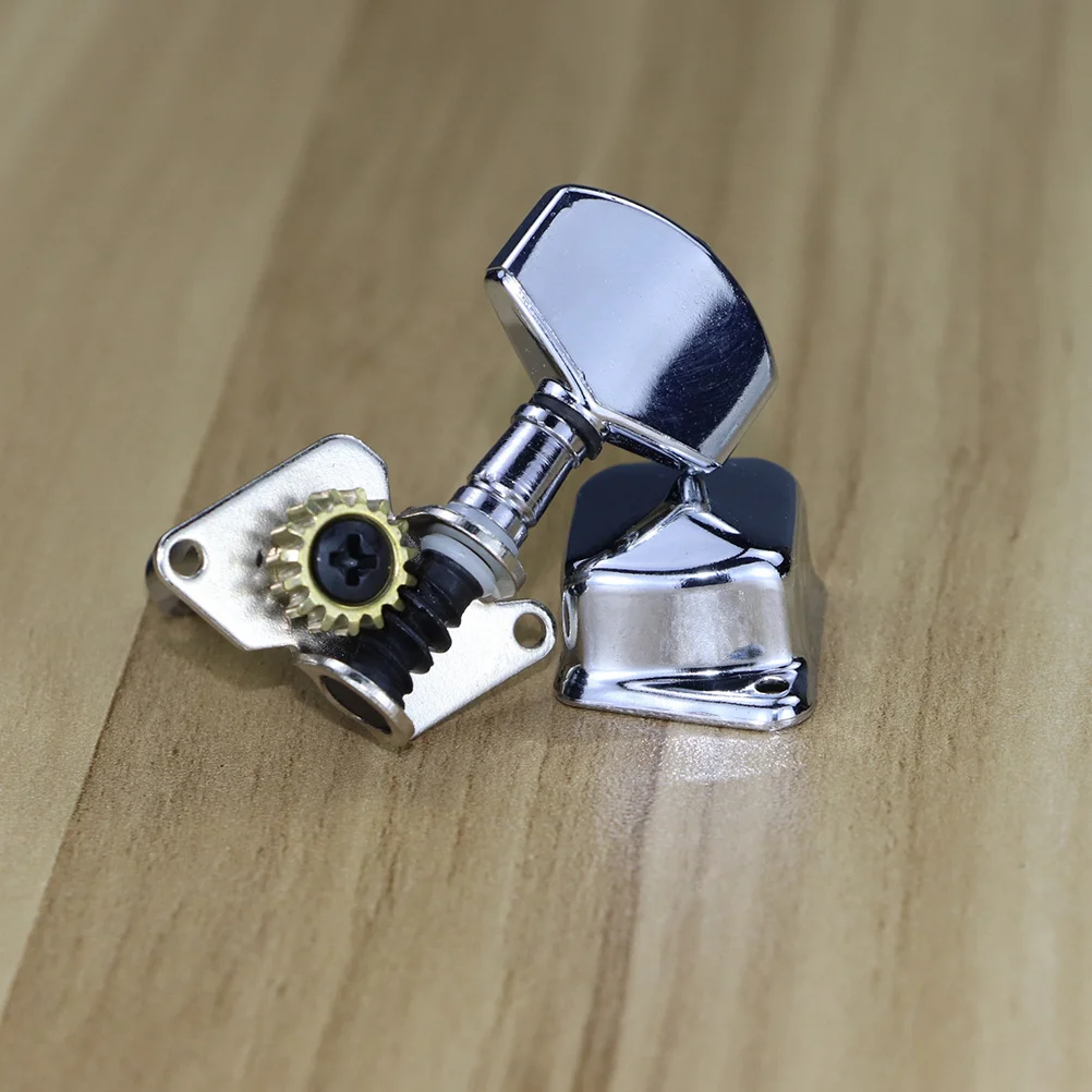 

12Pcs Guitar String Button Metal Semi-Closed for Acoustic Electric Guitar Tuning Pegs Replacement Parts Upgrade Sound