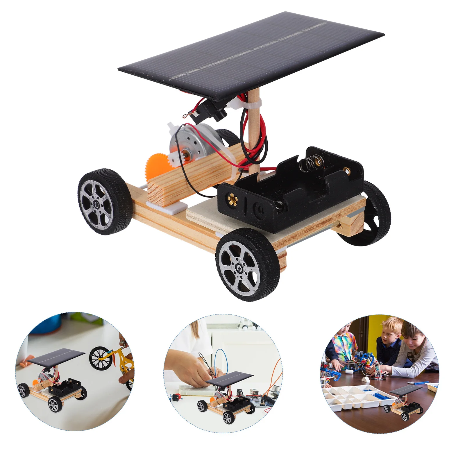 Kit de construction en bois DIY pour enfants, 1 pièce, pour projets scientifiques d'ingénierie créative, cadeau éducatif pour enfants