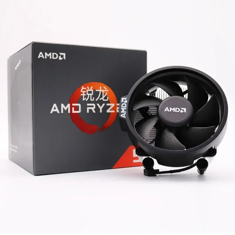 AMD Ryzen 5 5600G Box Novo Vega7 Brand New R5 5600G placa de video 라이젠 CPU Processor AM4 Radeon Graphics Chips With Cooler Fan